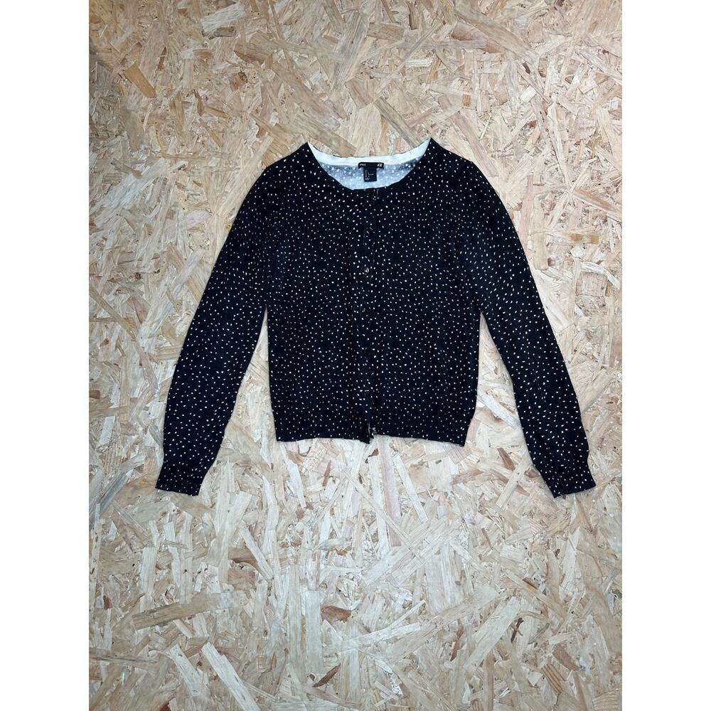 H&M Basic Women’s Black Long Sleeve Cardigan Sz L